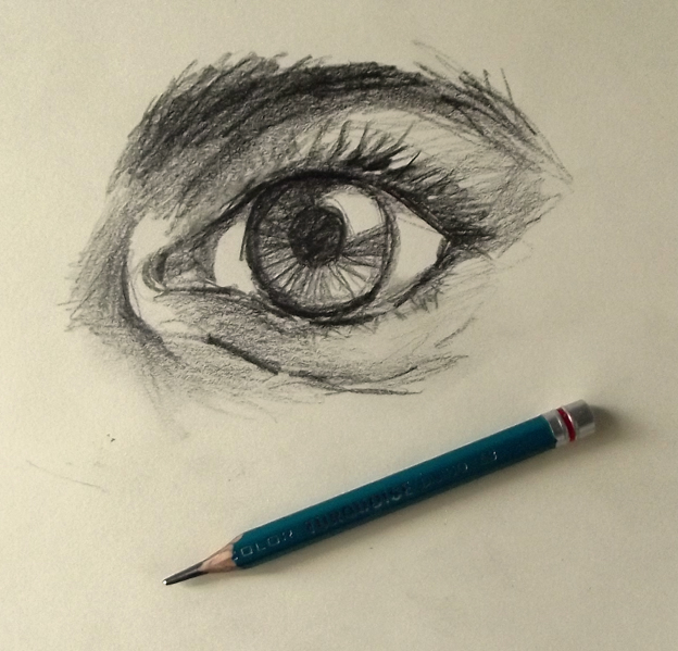 Como dibujar ojos a lápiz