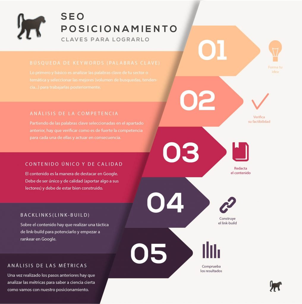 infografia posicionamiento seo