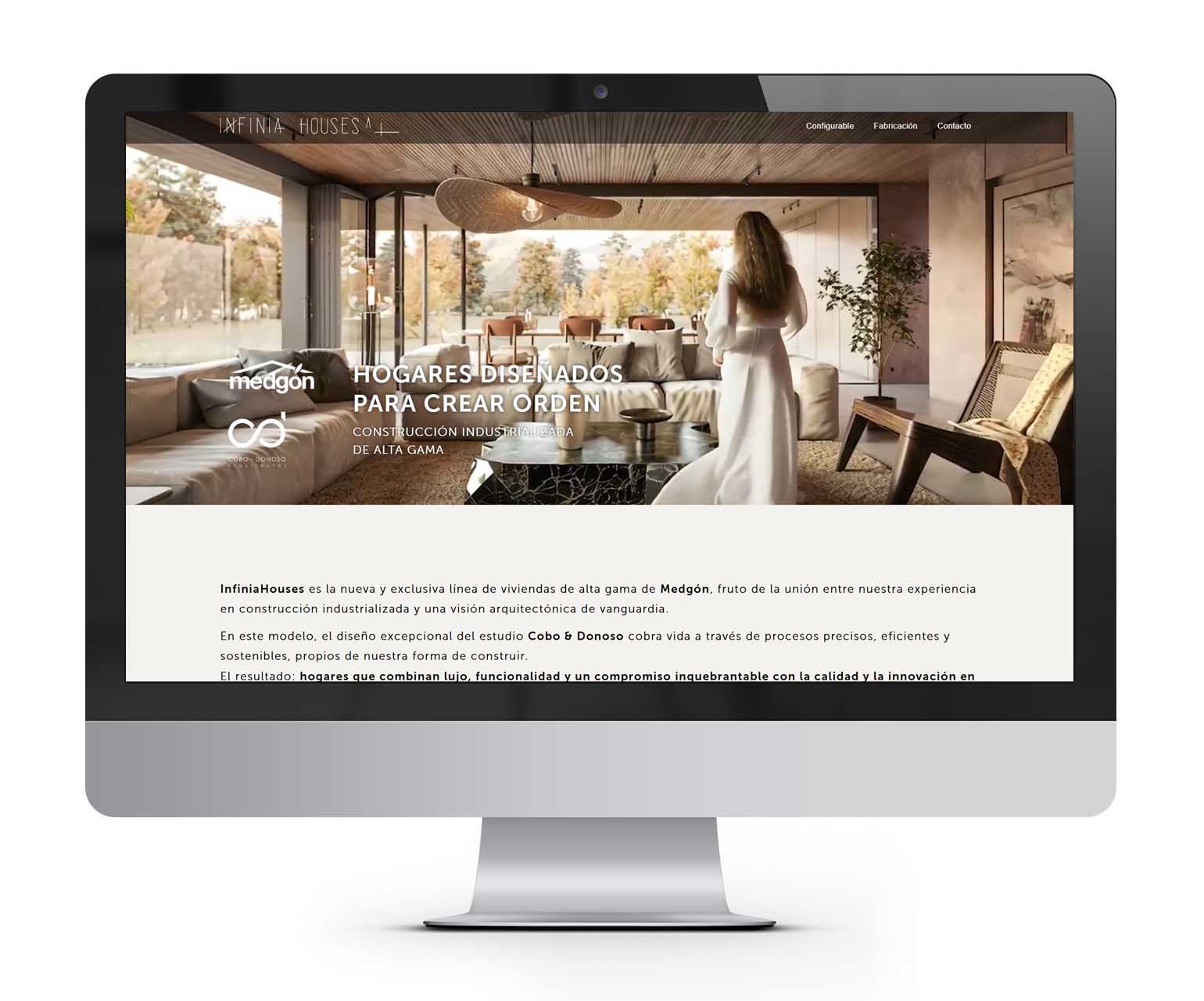 infinia landing page