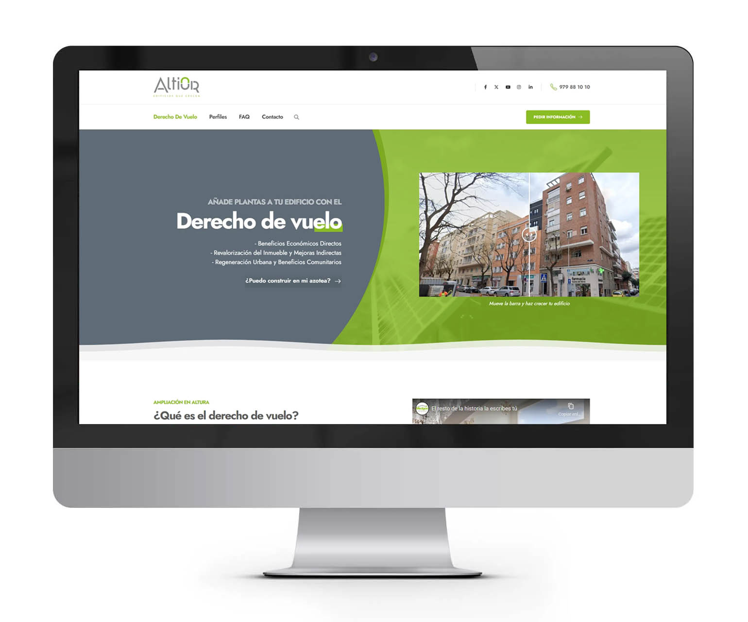 vuelo mockup landing page