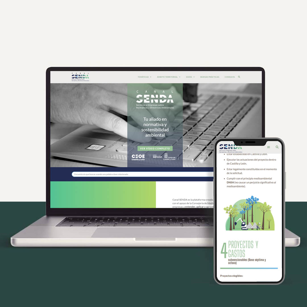 Diseño web canal senda