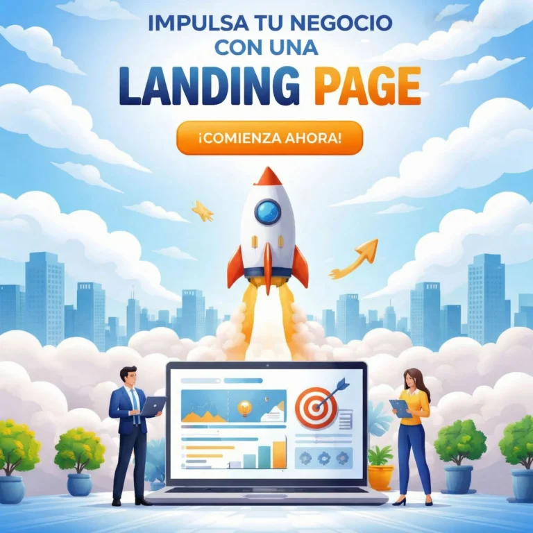landing page diseño web mimedu