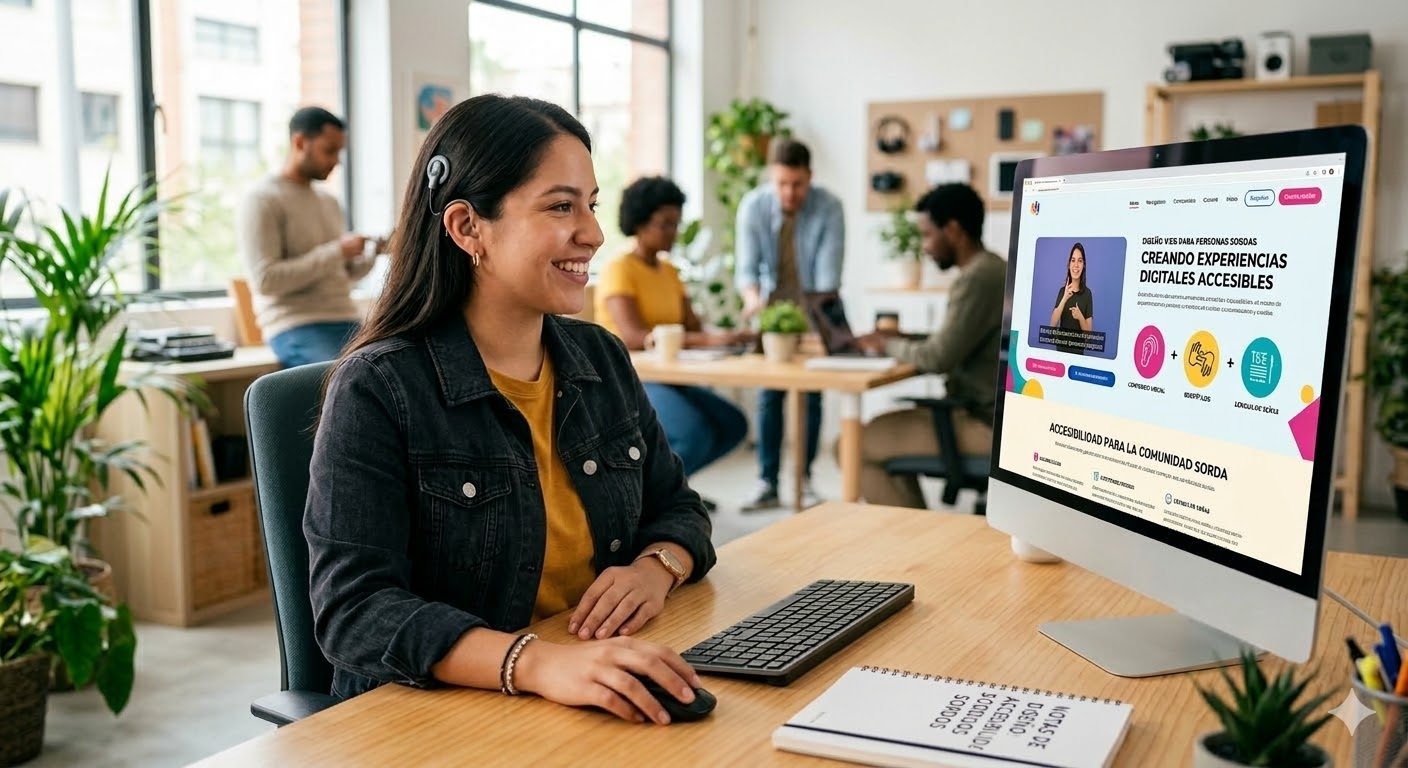 Cómo diseñar para personas sordas