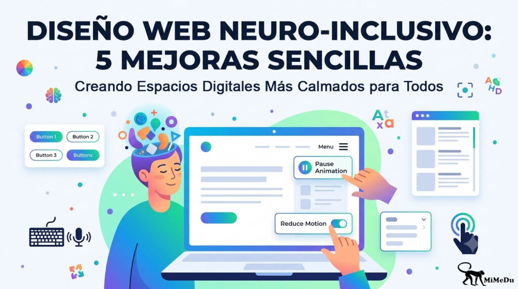 5 mejoras sencillas de diseño neuro-inclusivo